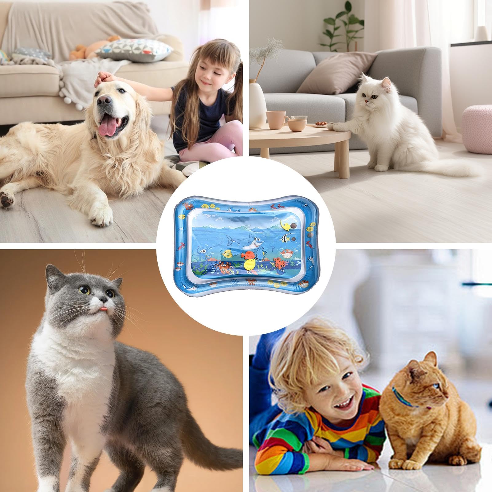 Tappetino Raffreddamento Per Gatti - Gonfiabile Con Sensore Acqua - Foto 10