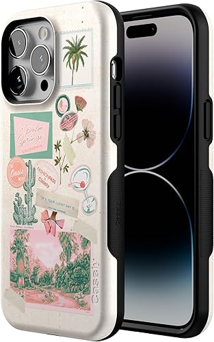 Vista 1267 de Casely - Funda para iPhone 14 Pro Max, Viva La Vida, Frida Kahlo Floral Collage, compatible con MagSafe 10 Frida Kahlo Viva La Vida Collage