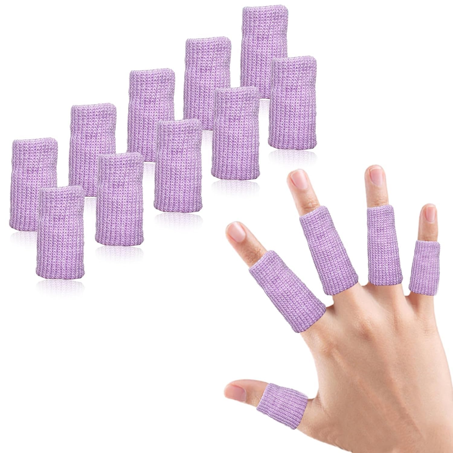 Finger Compression Sleeves - 10 Pack -21 Finger Compression Sleeves - 10 Pack -21