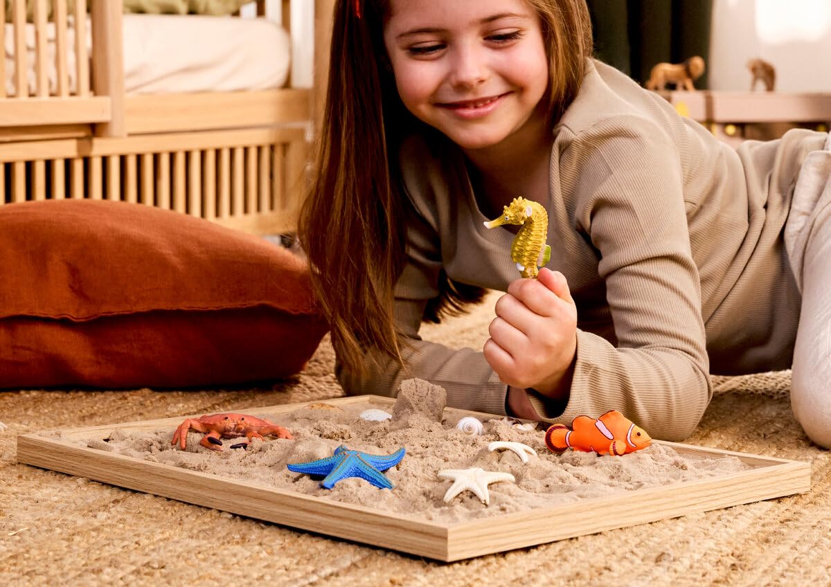 Schleich WILD LIFE | Set Esploratori delle Creature Marine 42742 | 4 pezzi | Set di animali dai 3 anni | set con personaggi, numerose funzioni e tanti accessori | figure realistiche di animali