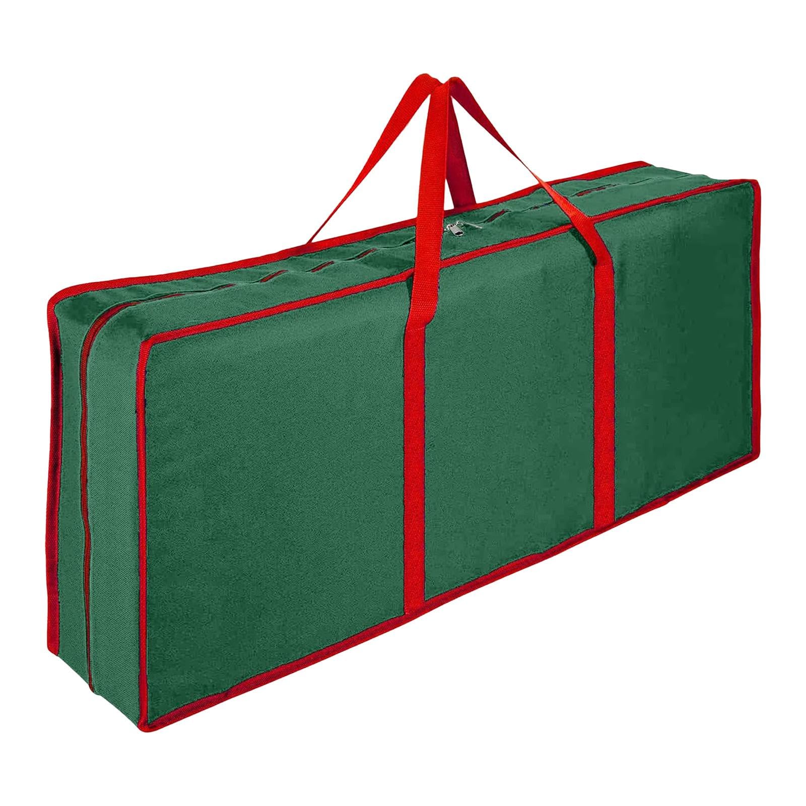Colcolo Weihnachts-Geschenkpapier-Aufbewahrungstasche, staubdichter -Geschenkpapier-Organizer, Geschenkpapierhalter für Kranz, GrÜn