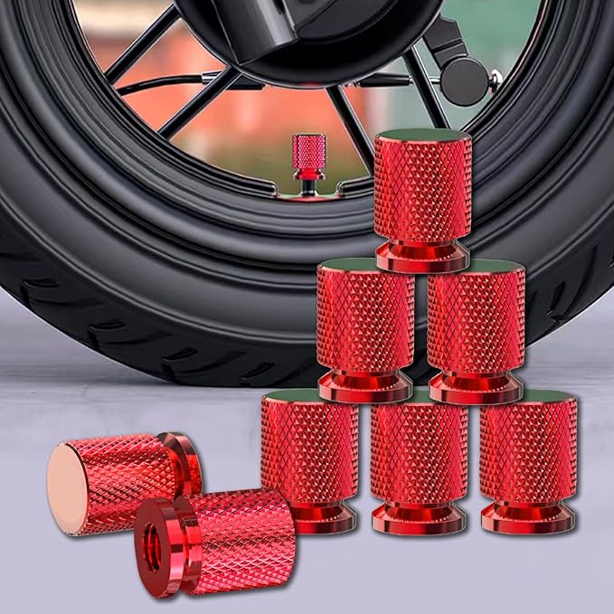 Tire Valve Stem Caps for Car, 8PCS Delicate Mesh Tire Air