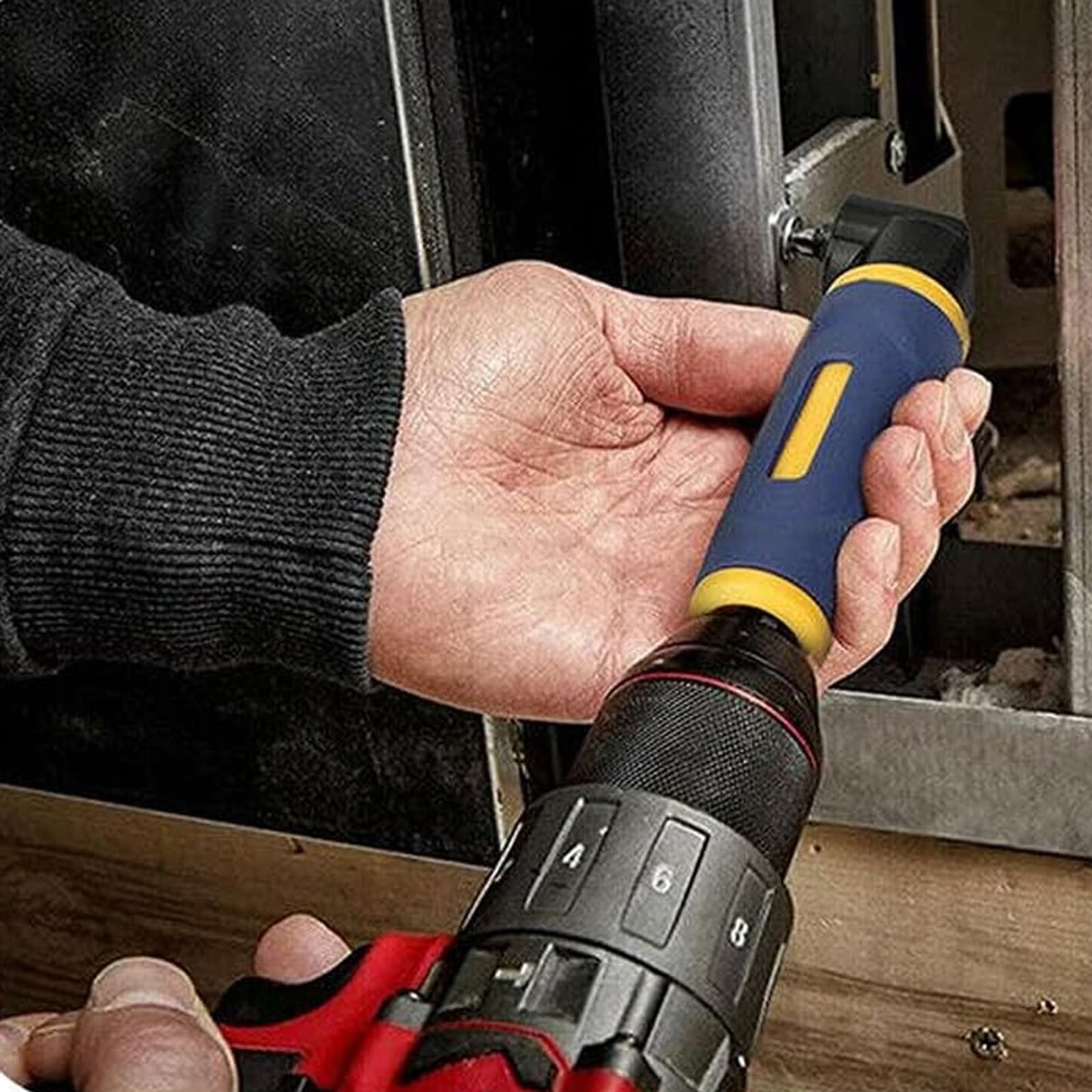 90 Degree Drill Attachment, Right Angle Drill Adapter Attachment — Amazon image 3