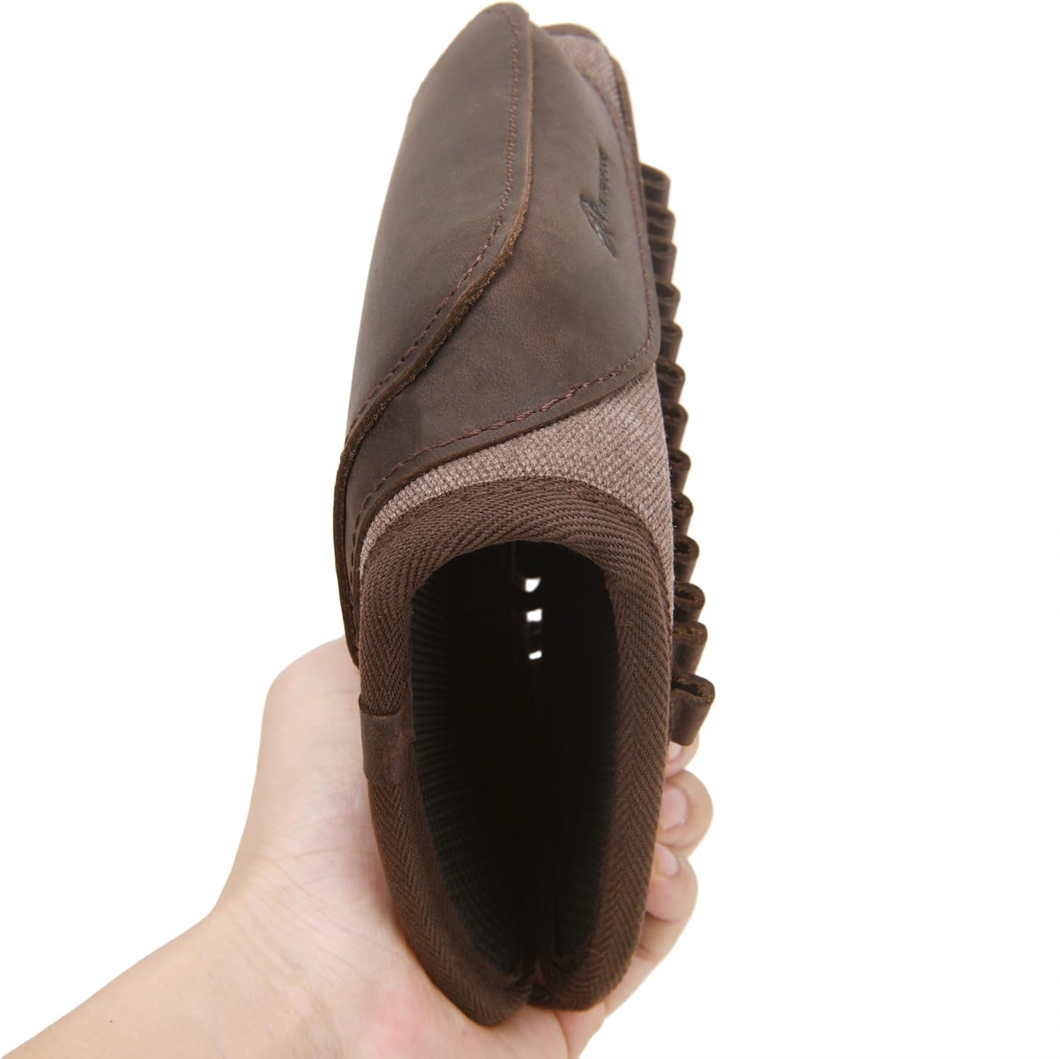 Tas Trost Non Slip Cheek Riser Pad, Canvas Leather Rifle Buttstock Shell Holder for .308 30-30 45-70 .357 .22LR
