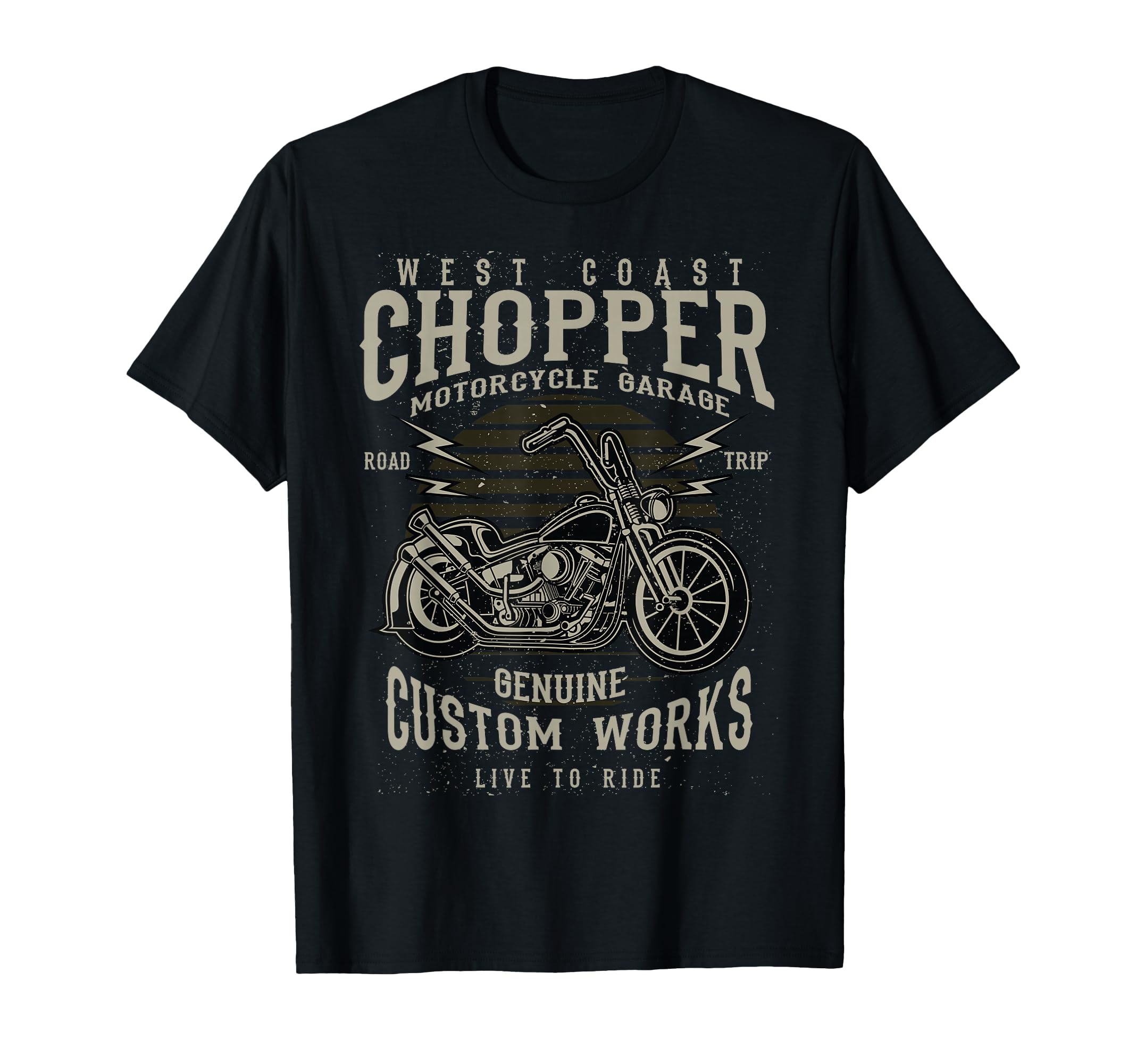 West Coast Chopper Motorcycle Garage T-Shirt