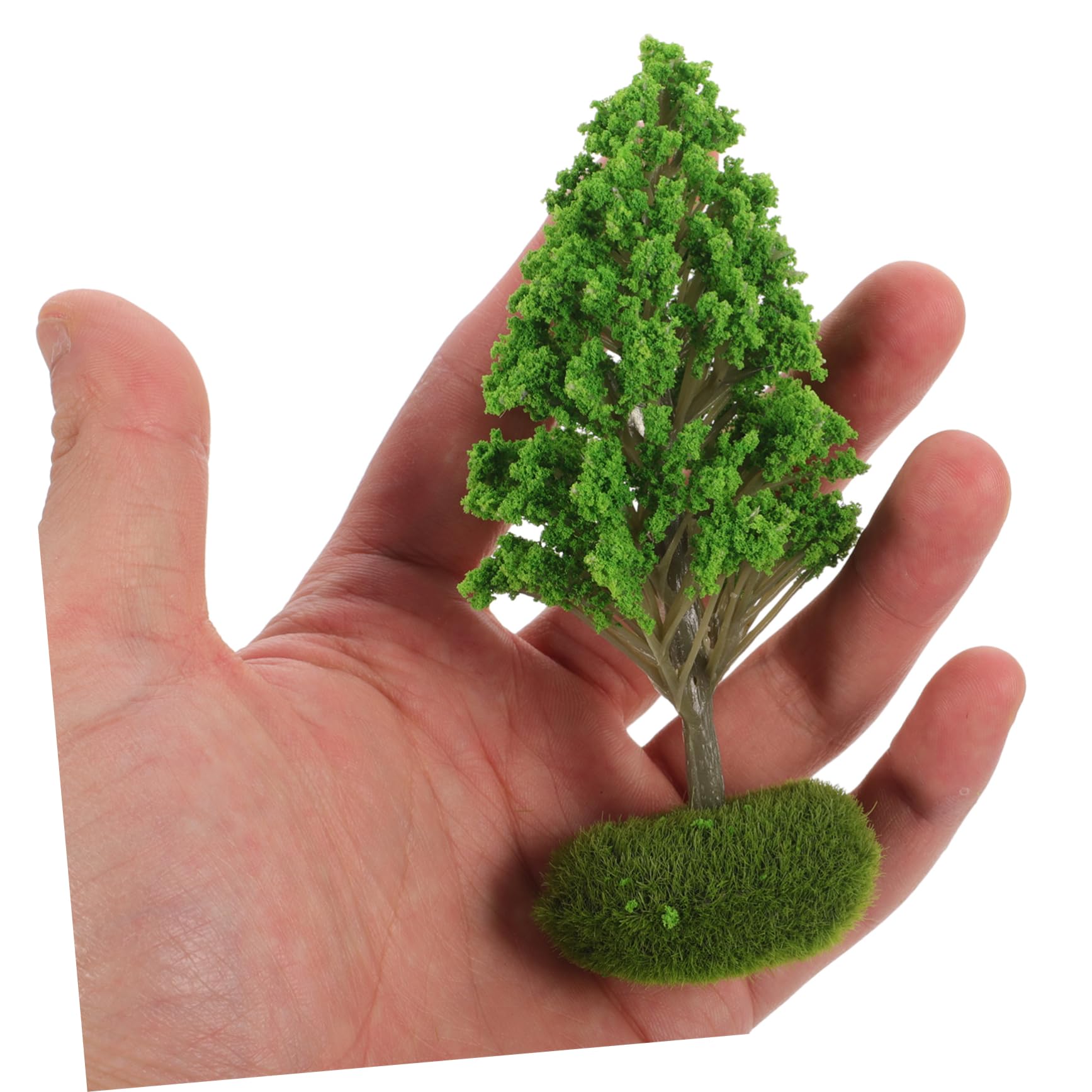 VILLCASE 10 Piezas Modelo De Árbol Paisaje Verde Modelo De Paisaje Arbol Artificial Diorama Mesa De Arena Modelo DIY Verdor Planta Artificial Pinos Roca Miniatura El Plastico Bebé