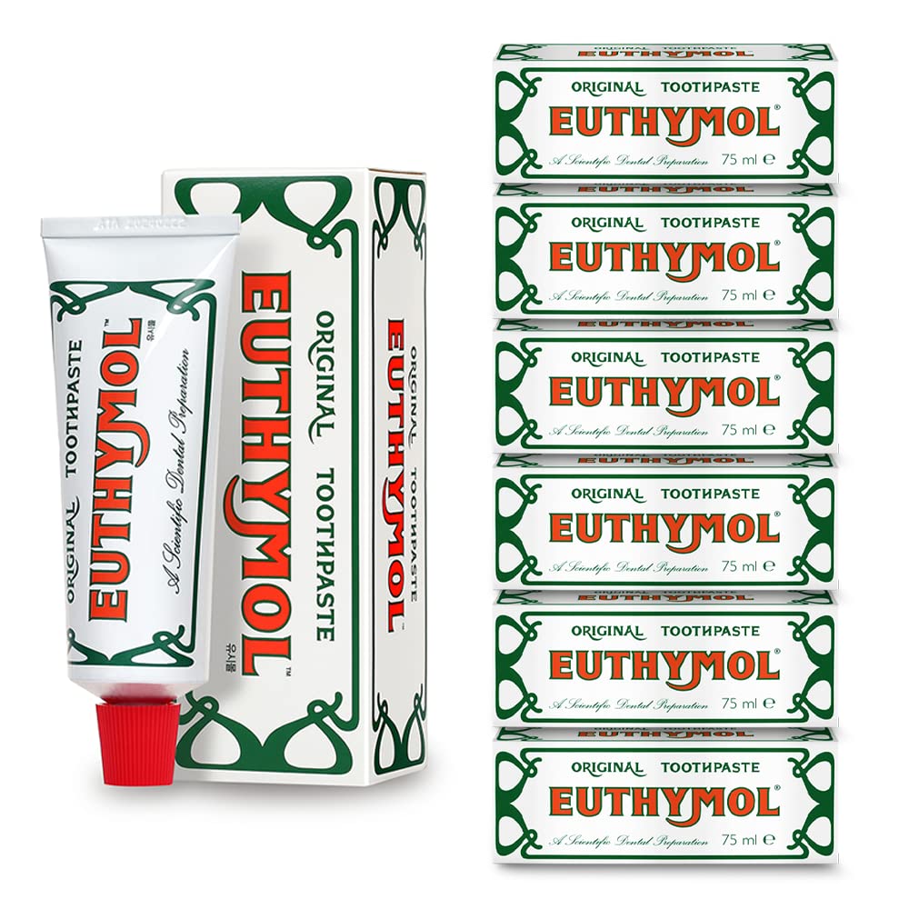 Euthymol Original Toothpaste 75ml (Case of 6) Health