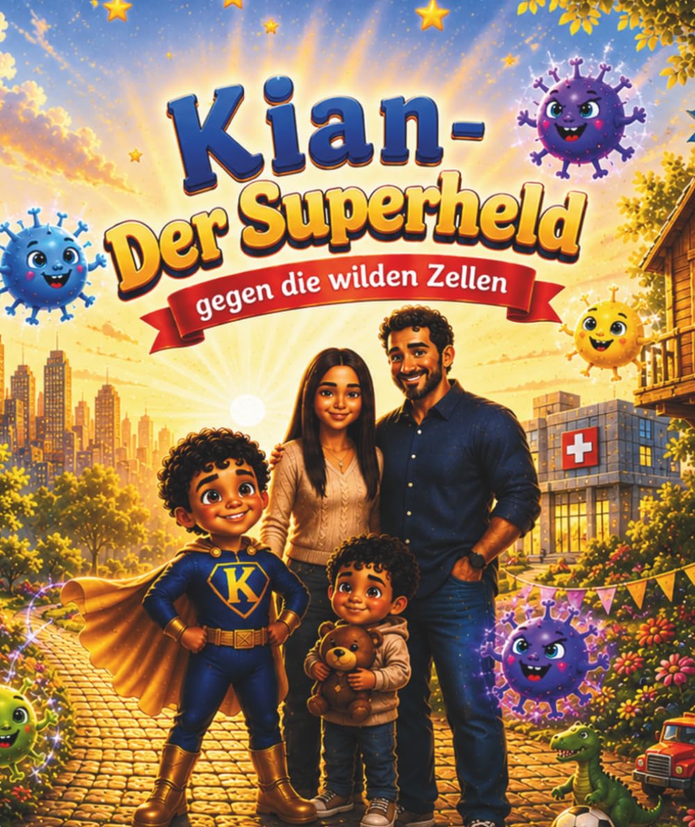 Kian-Der Superheld gegen die wilden Zellen: Eine Mutmach-Geschichte über Liebe, Hoffnung und Stärke