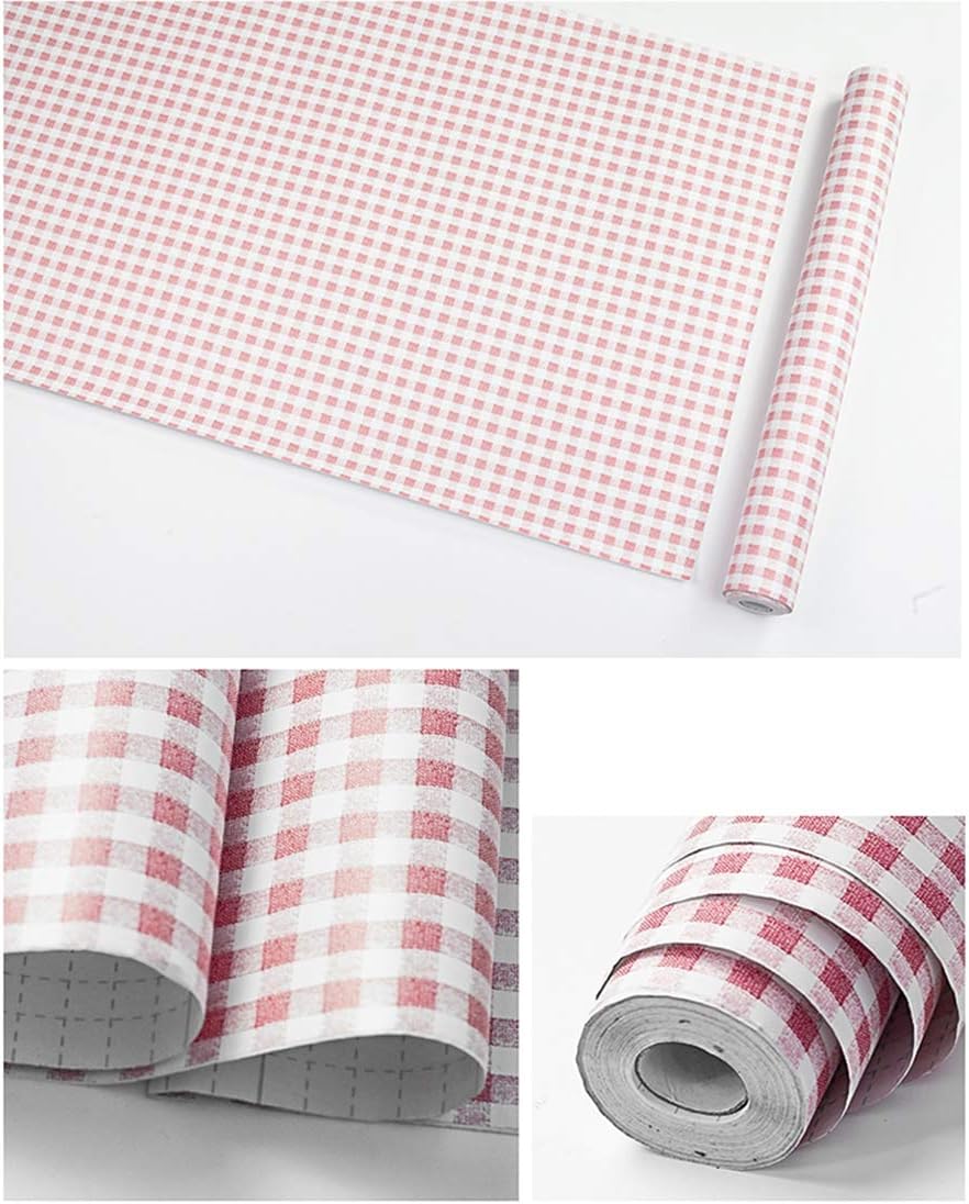 Gow4u Decorative Gingham Dresser Drawer Shelf Liner Self