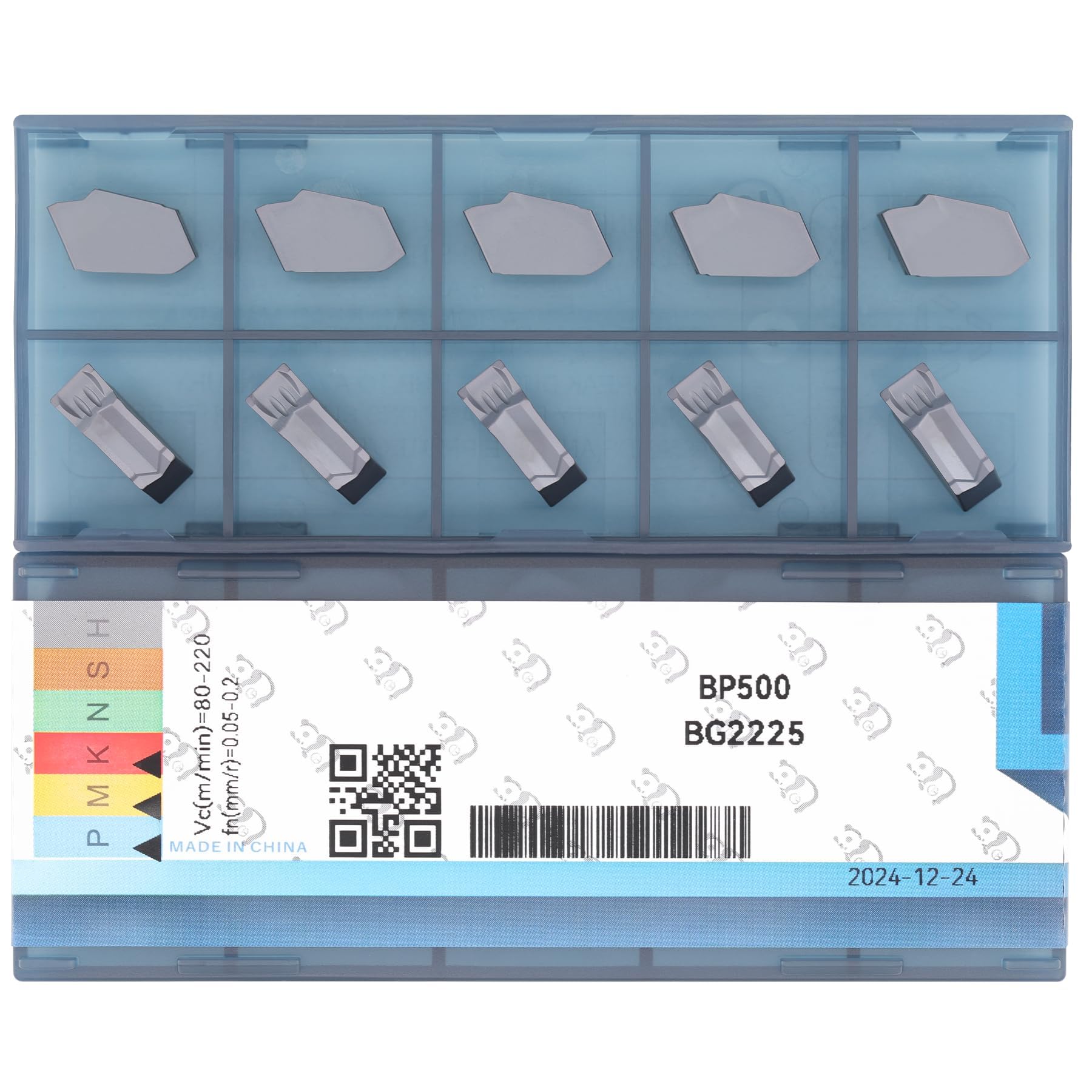 Carbide Grooving Inserts - SP500 for Steel -11