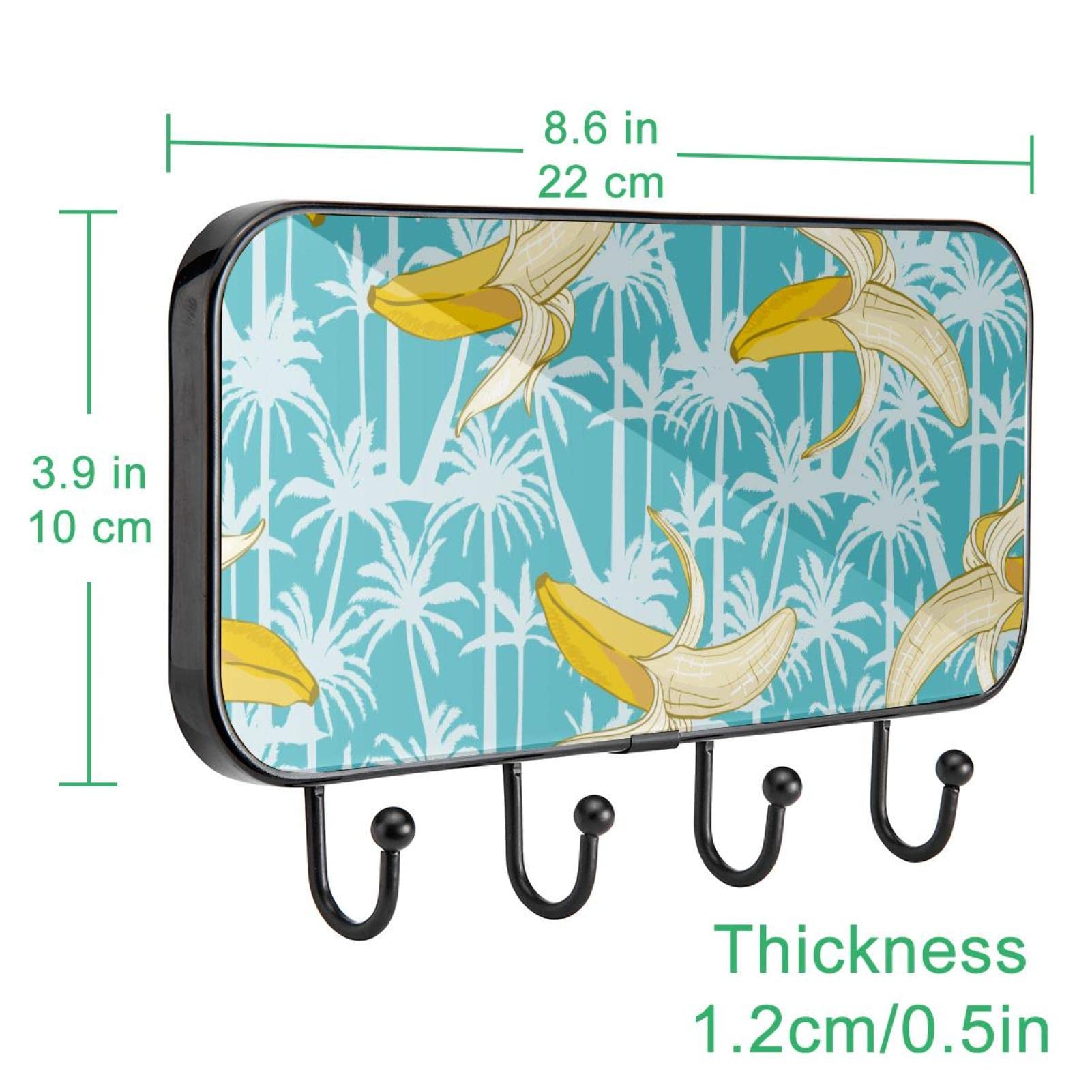 Antimbee 10 Ganci Adesivi Multiuso A Banana: Supportano Fino A 16,8 Kg, Per Interni Ed Esterni