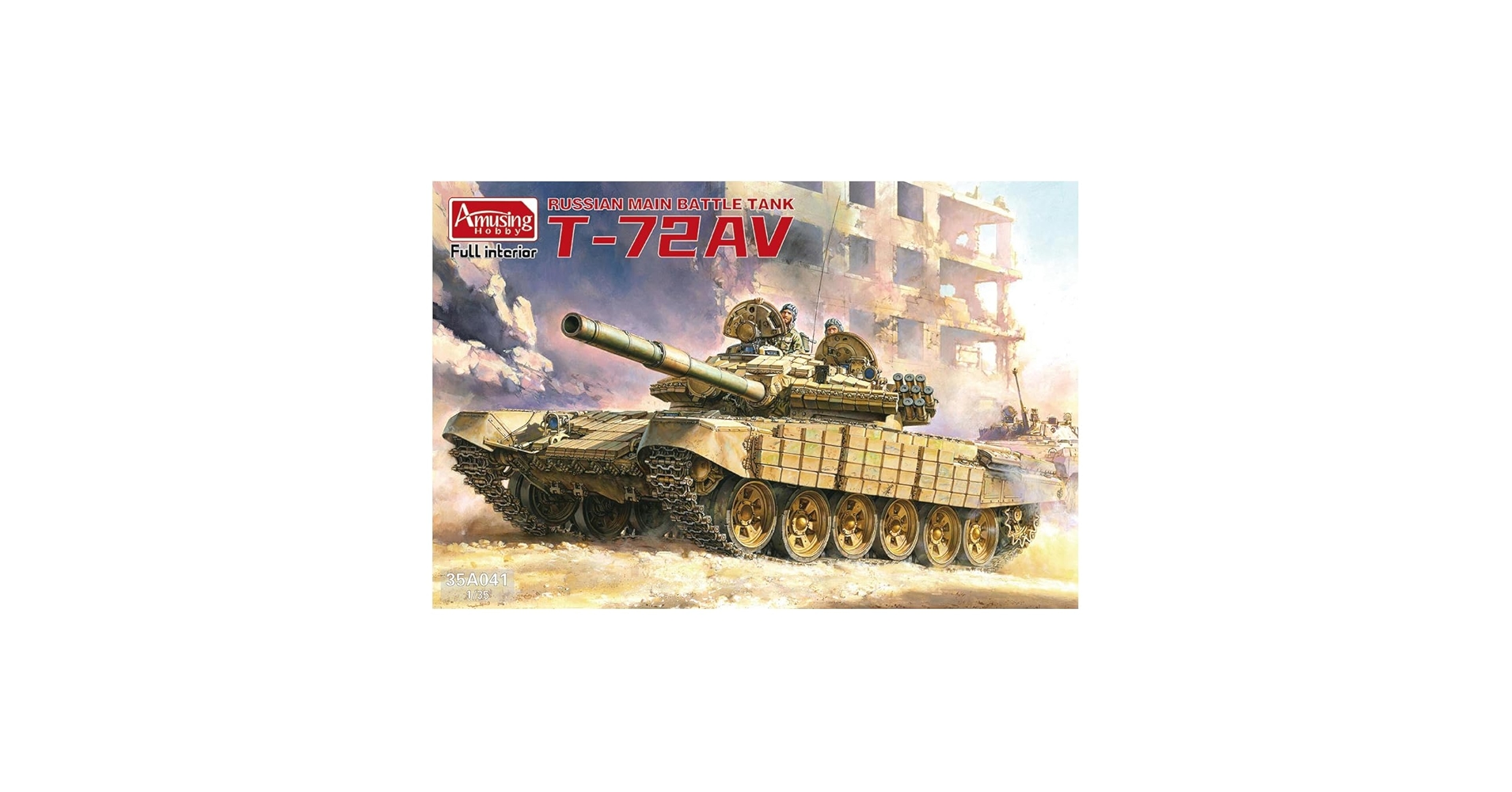 amusinghobby T-72AV 1/35 フルインテリア Amazon.com: Amusing Hobby AH35A041 35A041 T-72 AV-1:35