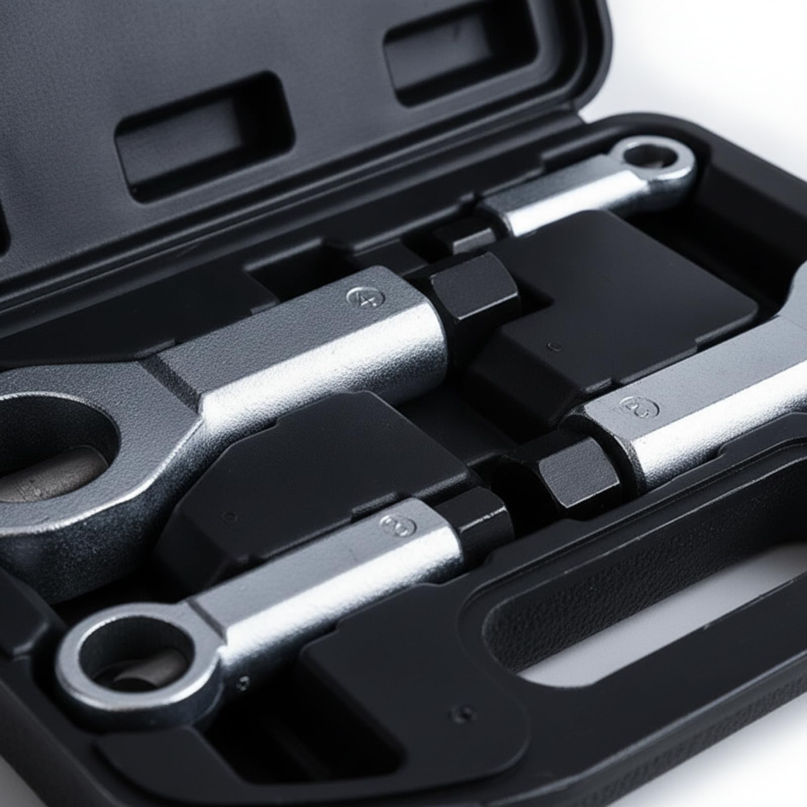 Qianly 4 Pezzi Estrattori per Di con Custodia | Metallo Alta Resisnza, Kit Spacci con Valigetta, Design Compatto Portatile, Set Taglii Custodia