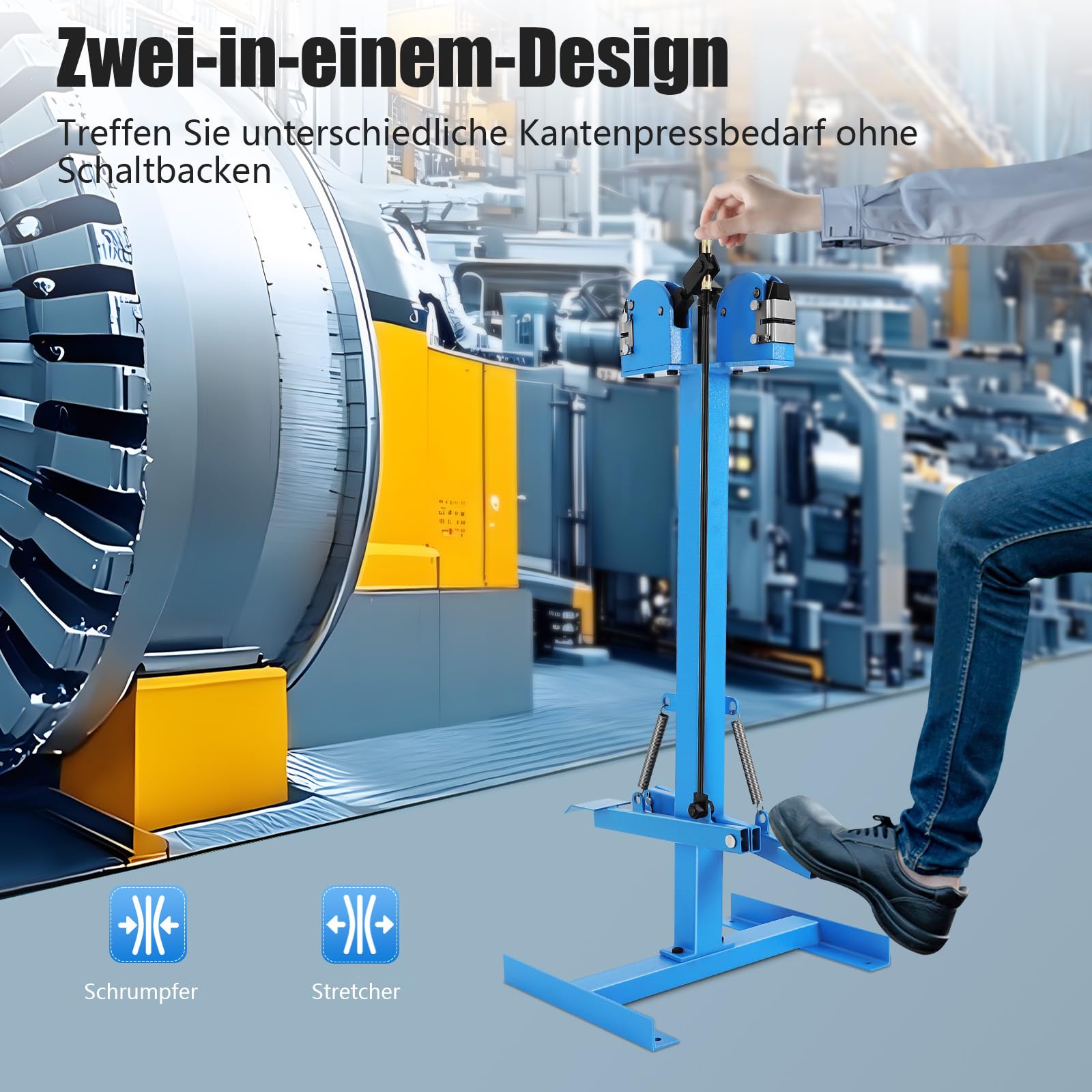 Stauchgerät und Streckgerät, SS-18FD 1.2Mm/18Ga Metallschrumpfmaschine