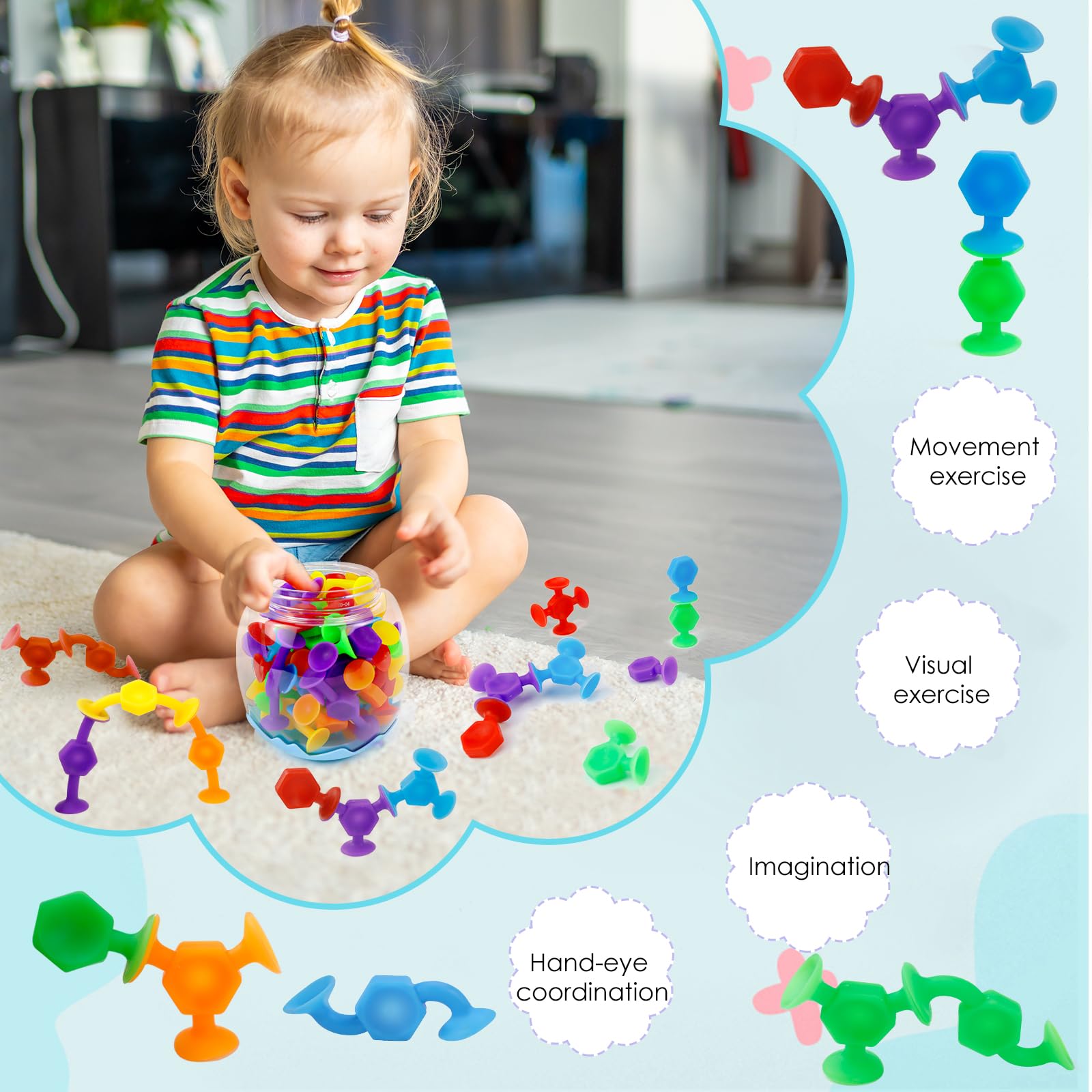 Giochi Per Seggiolone A Ventosa Usrela Bambini Giocattoli per Seggiolone Ventosa