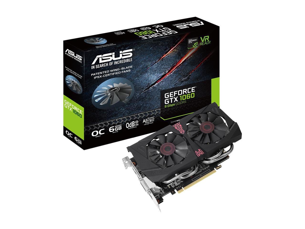 ASUS製 GTX1060 6GB グラフィックボード 中古品 ASUS ASUS TURBO 