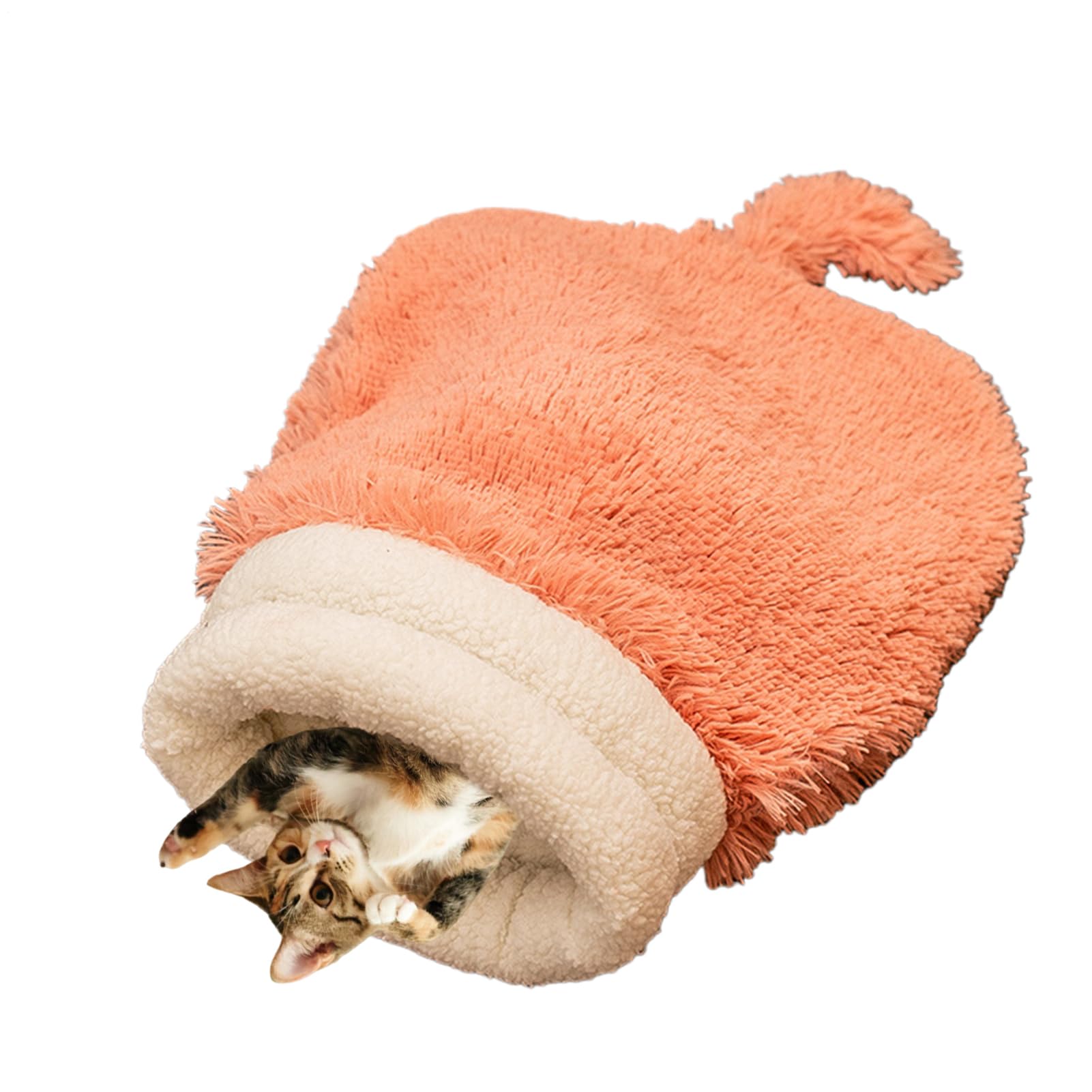 Sac à chat - lit pour chaton chaud et lavable pour l'intérieur et l'extérieur