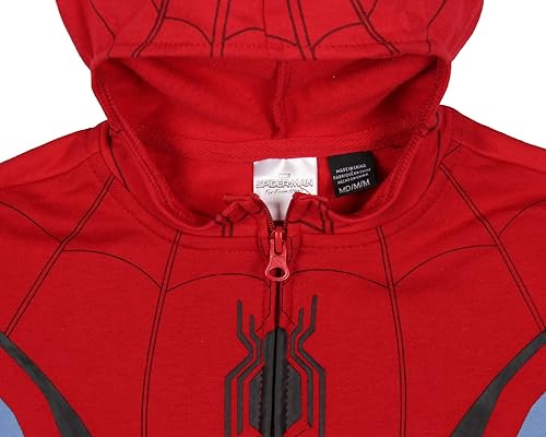 Miniatura 3 de Marvel Spider-Man - Disfraz de Spidey para niño con capucha y cremallera completa