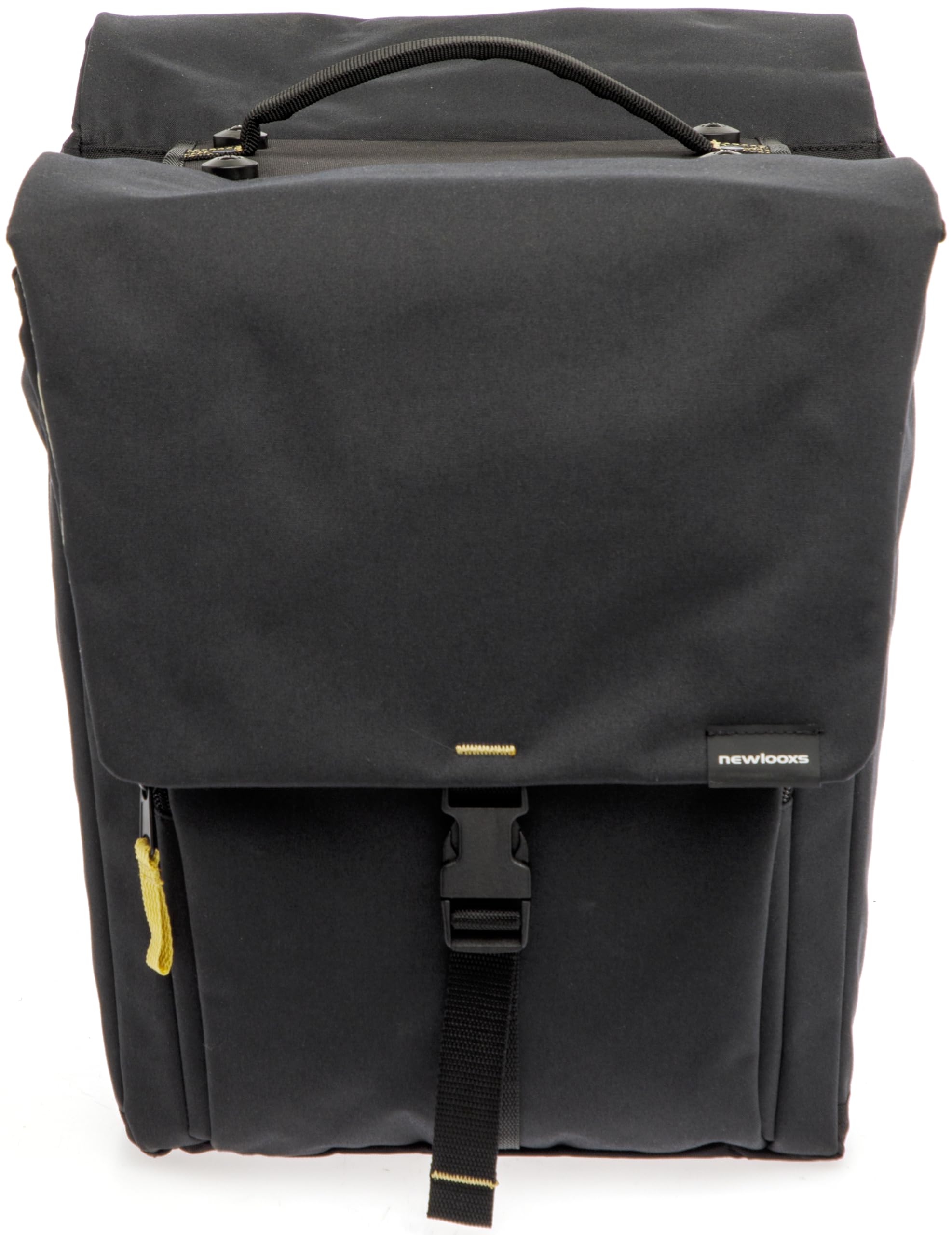 New Looxs Tulum Double Sacoche Double 32 l - Sacoche de Porte-Bagages MIK - Adaptateur MIK intégré - Polyester recyclé - Convient pour Les vélos électriques - Double Sacoche de vélo