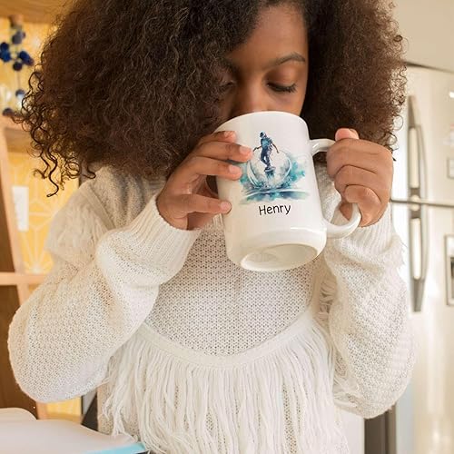 Miniatura 10 de Customized Windsurf Ceramic Tea Cup 11Oz 15Oz - Personalized Windsurfing Coffee Mug Gift For Friend, Coworker - Unique Custom Travel Cup -