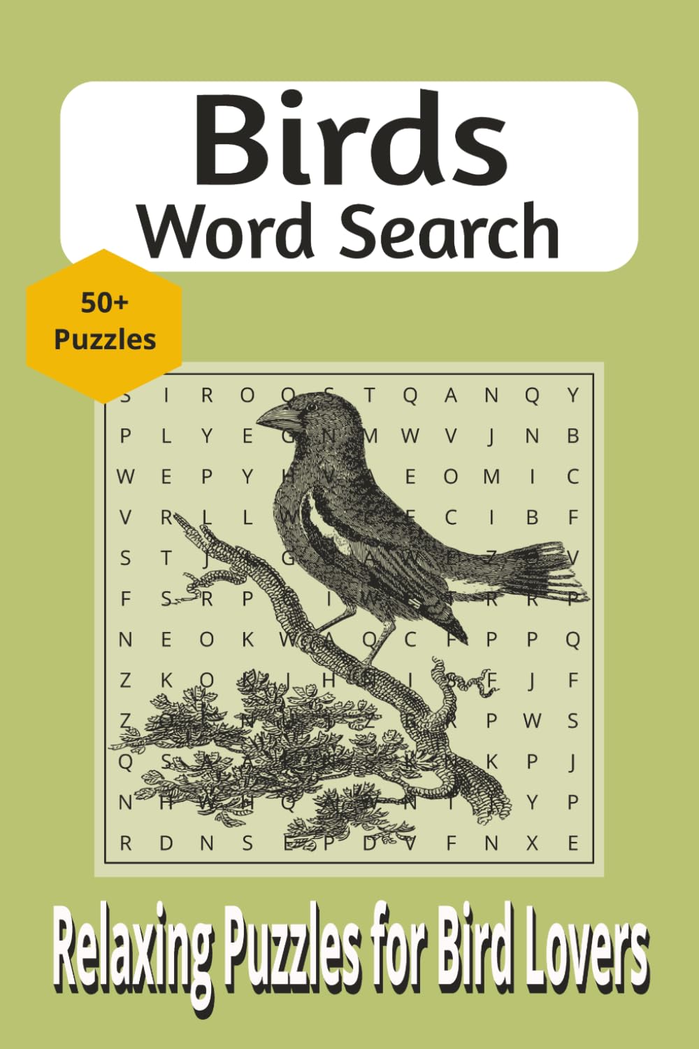 Birds Word Search: Bird Word Search Puzzle Book for Adults: 50+ Bird-Themed Puzzles Featuring Species, Anatomy, Habitats and Bird Behavior Terms