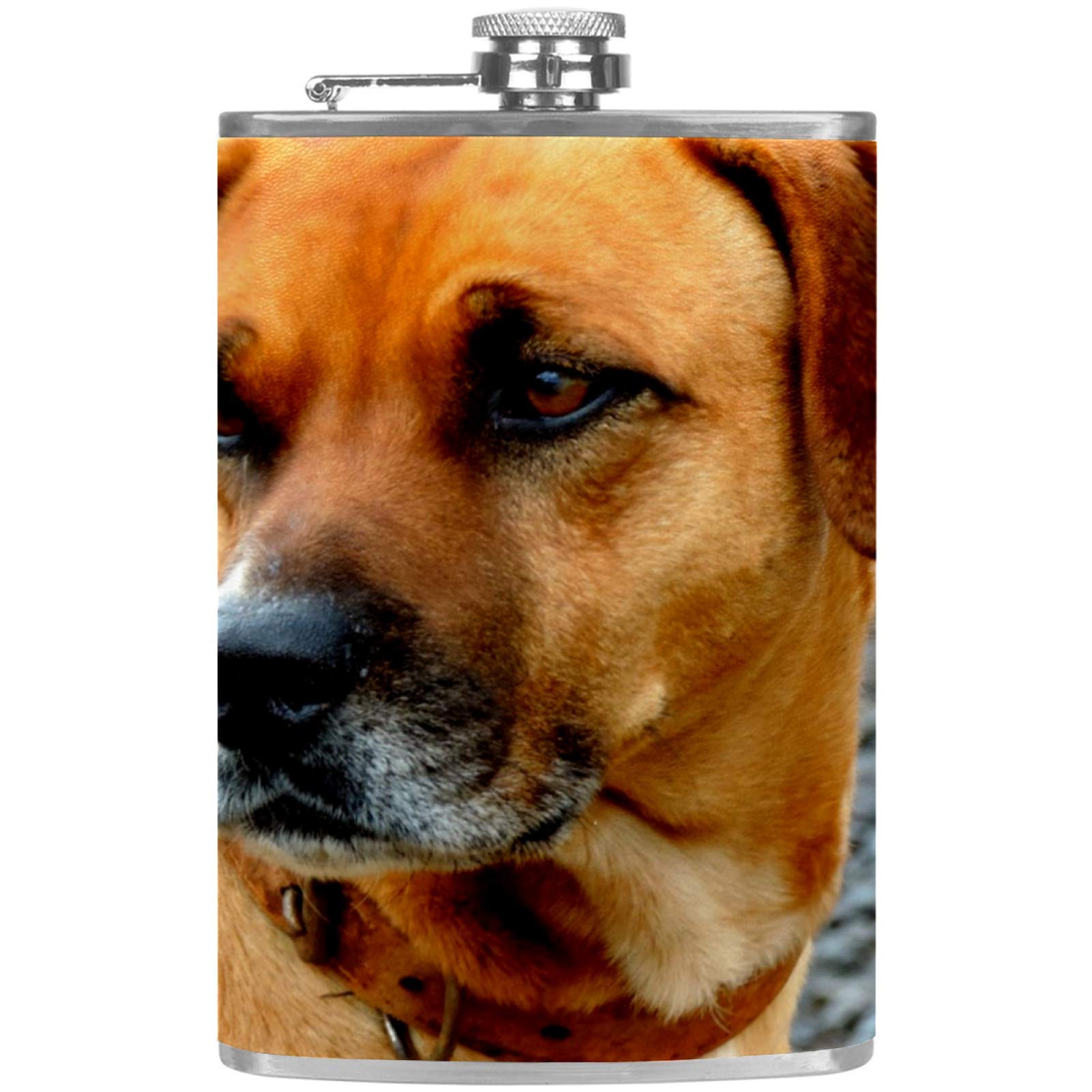 Flasque à whisky de poche avec entonnoir de pêche et bar Ridgeback