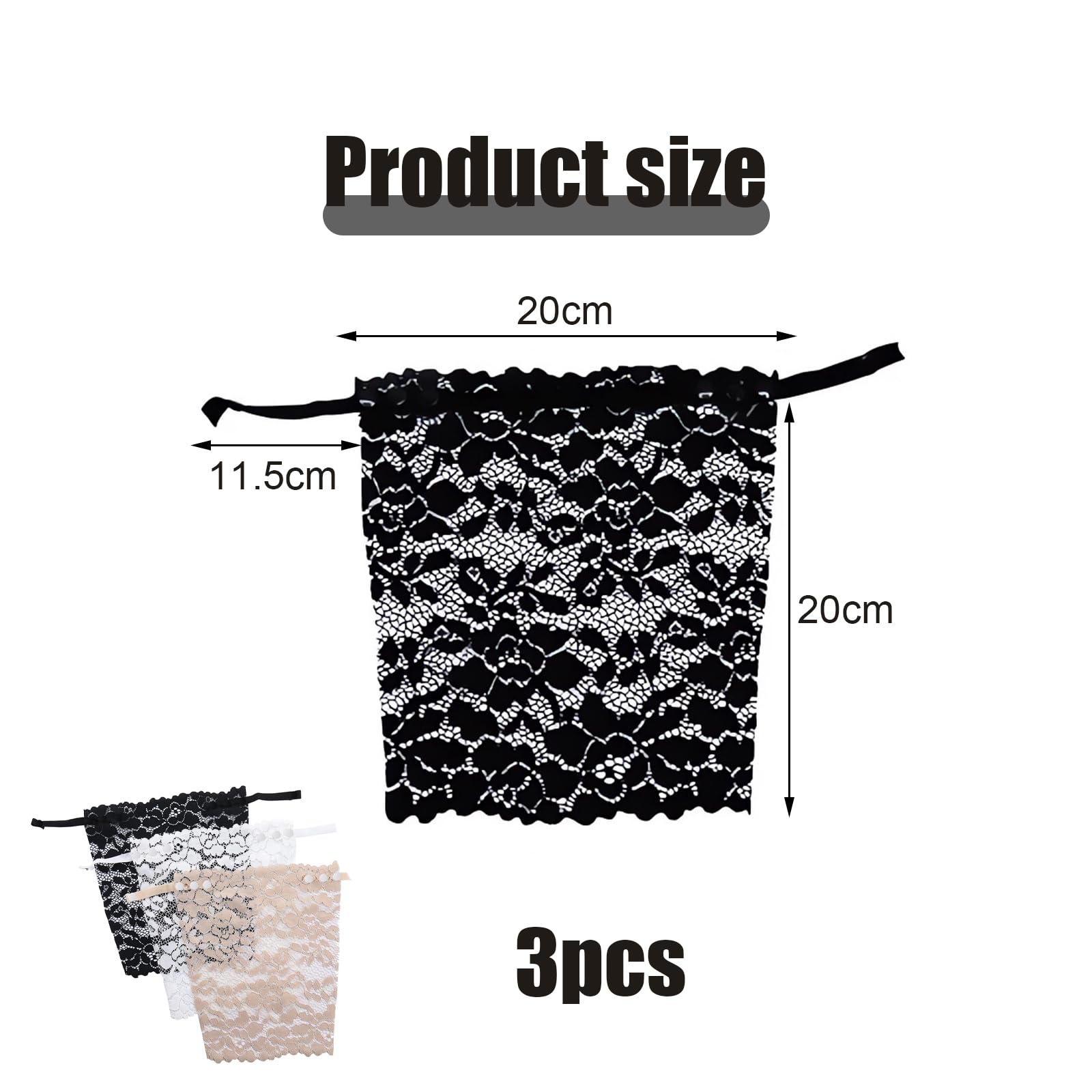 3 piezas de sujetador de camisola falsa con clip, para mujer, con encaje falso, con inserto de brasier superpuesto, chaleco de panel modesto, camisola con brasier integrado, inserto de encaje