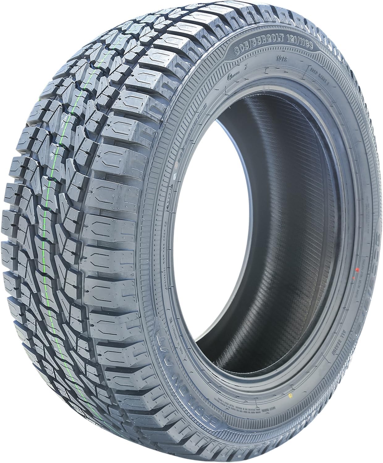 Accelera Epsilon AT A/T All-Terrain Off-Road Light Truck Radial Tire-LT305/55R20 305/55/20 305/55-20 121/118S Load Range E LRE 10-Ply BSW Black Side Wall