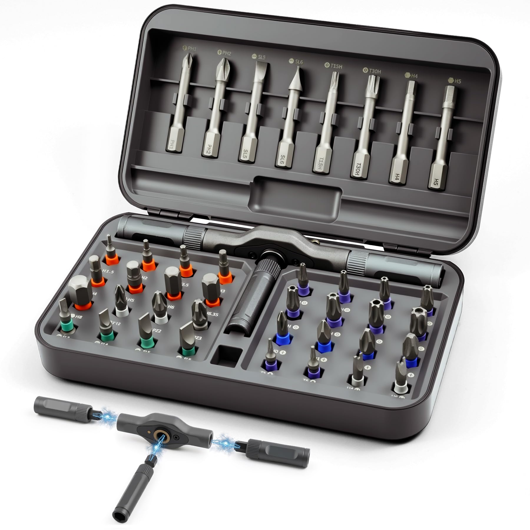 Photo 1 of Axiverse 42-in-1 Ratcheting Screwdriver Set