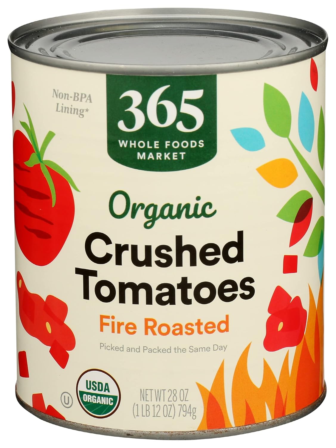 365 by Whole Foods Market, Tomatoes Crushed Fire Roasted