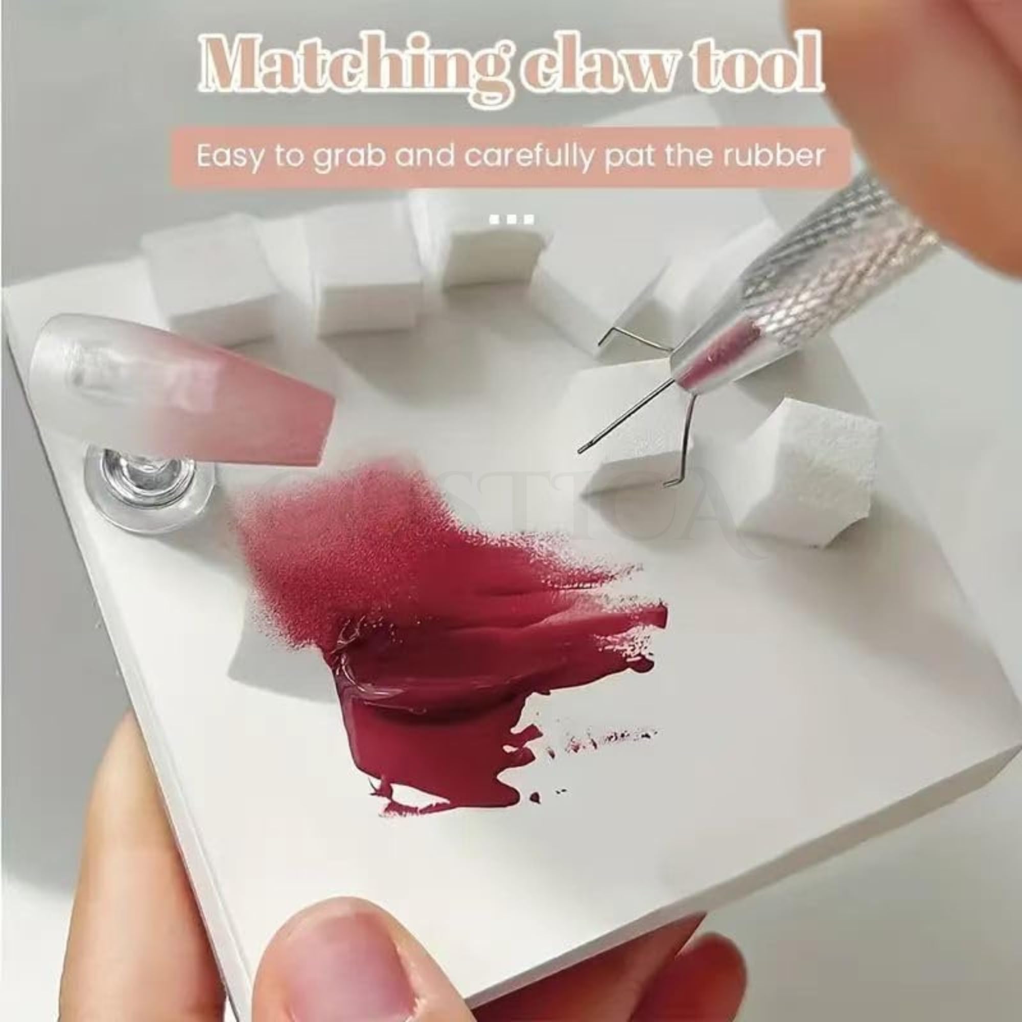 Soft Nail Sponges for Ombre - 100 Pack -2