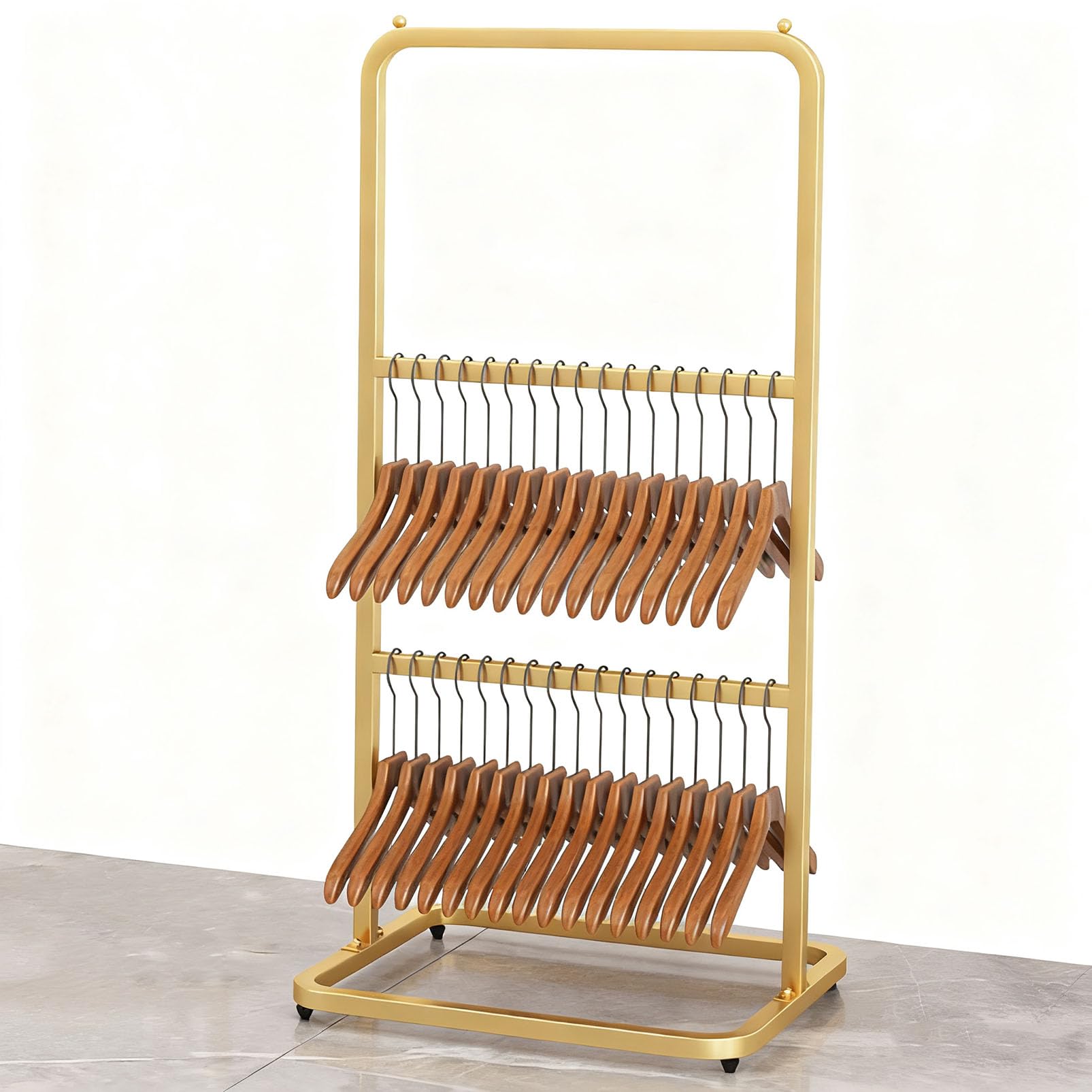 Rangement efficace pour suspendre des vêtements dans un placard étroit
