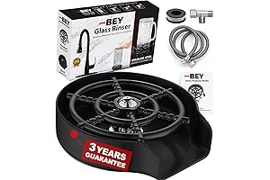 2024 BEY Automatic Glass Rinser: Elevate Your Kitchen with Effortless Glassware Cleaning