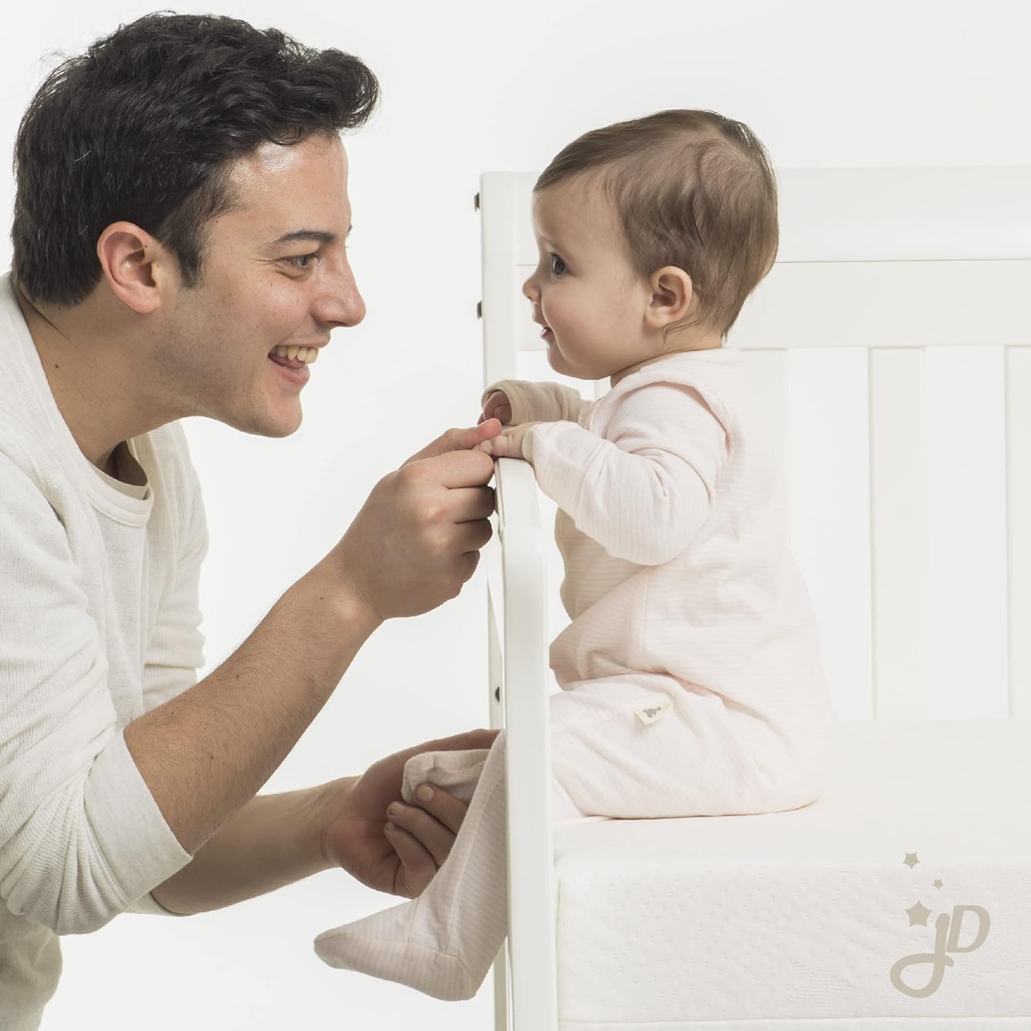 Protective Fitted Crib Sheet | Baby Crib Mattress Protector for Standard & Mini Crib Mattress | Toddler Bed Cover for Baby Girls & Boys | Machine Washable Organic Cotton Fitted Sheet