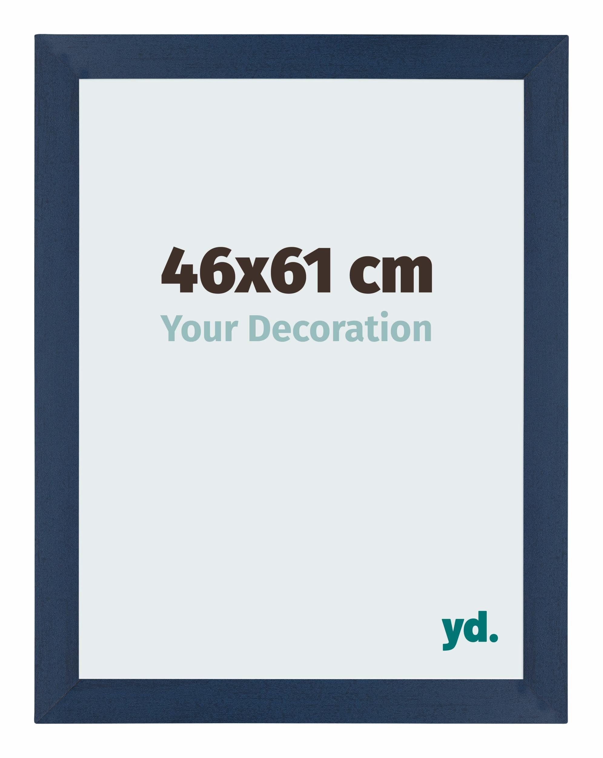 Your Decoration - Picture Frame 46x61 cm - Dark Blue Swept - Decorative Wall Frame in MDF with Antireflection - Frame 46x61 - Mura — image 1