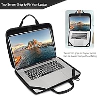Vista 6 de Laptop Case Hard Shell Laptop Bag for Men Women with Shoulder Strap