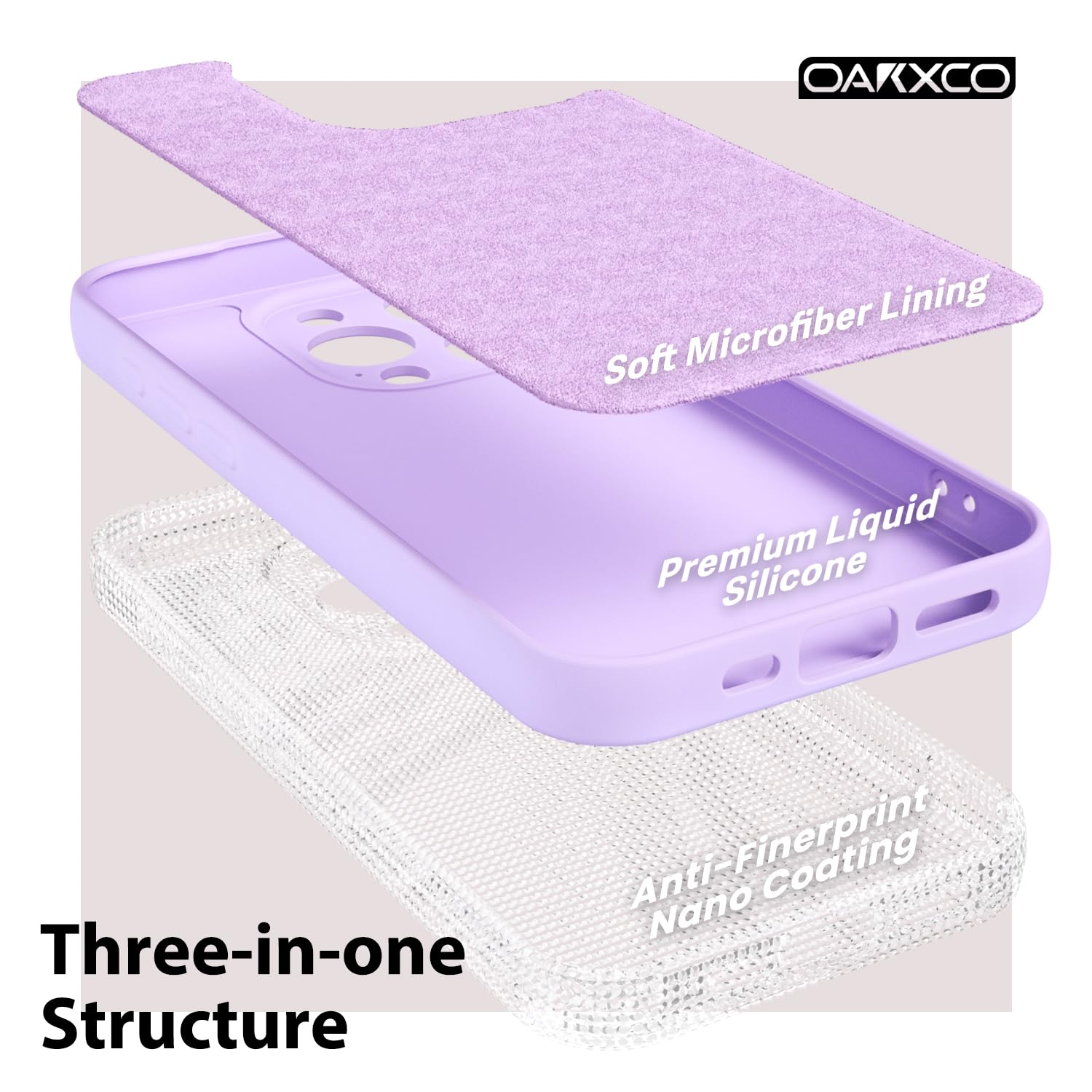 oakxco for iPhone 16 Pro Max Case Liquid Silicone, Soft Rubber Gel Elegant Aesthetic Basic Simple Cover, Cute Thin Slim TPU Matte Solid Color Plain Smooth Case for Women Girl, Light Pink — view 97
