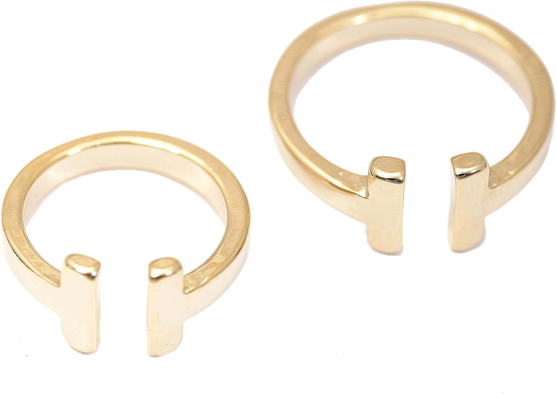 SpinningdaisyHigh Gloss Parallel Bar Adjustable Midi and Regular Ring Set