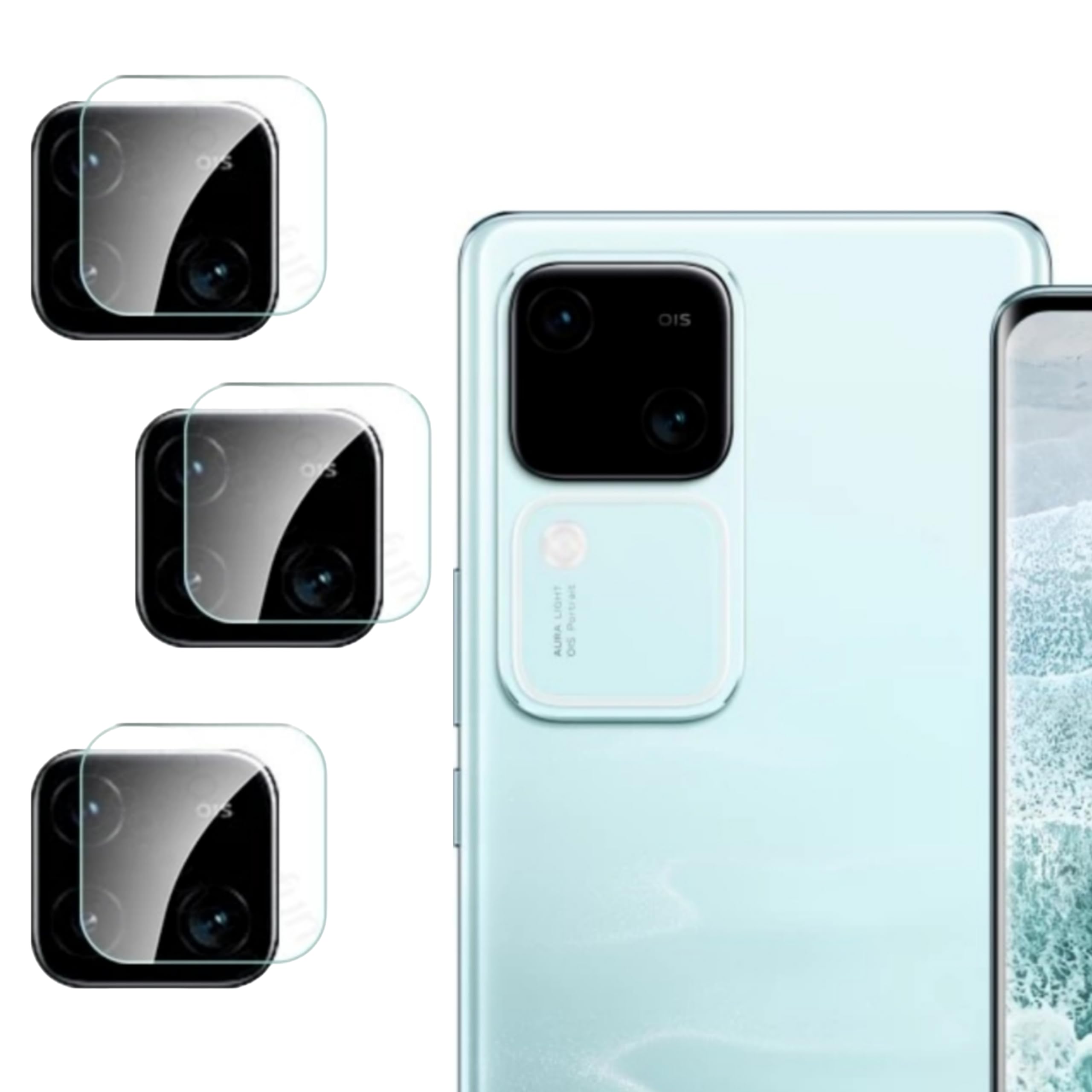 Ayra (Pack of 3) Vivo V30 / Vivo V30 Pro Back Camera Lens Screen Protector 9H Anti Shock/Anti-Scratch/Clear/Camera Tempered Glass (B0CY8WQ1WJ) Amazon Price History, Amazon Price Tracker