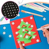 Vista 6 de Fulmoon 24 bolígrafos de pegamento con recambios de pegamento para bolígrafo de secado rápido para suministros de manualidades de papel, papelería