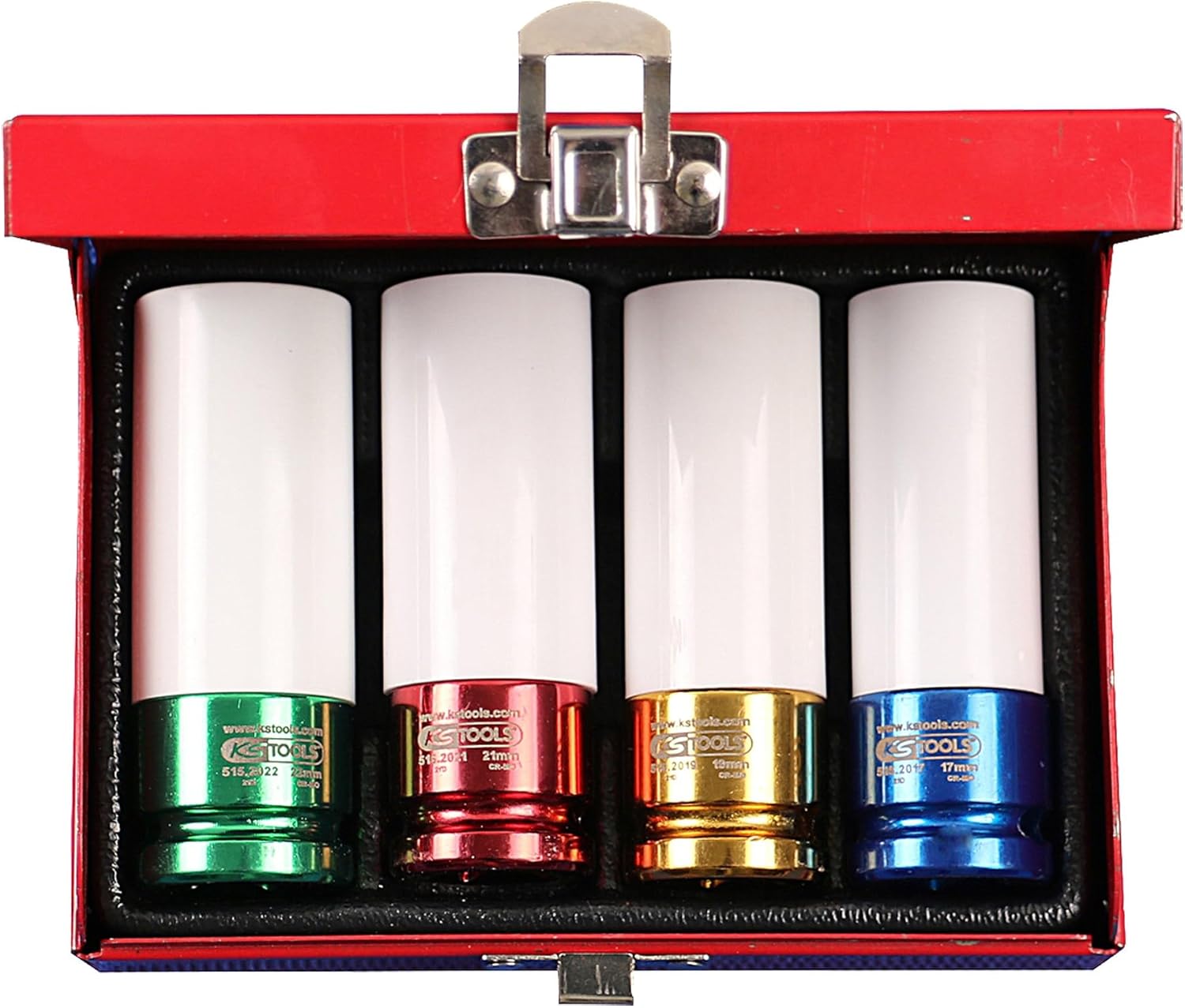 1/2" Aluminium wheel impact socket set, 4 pcs