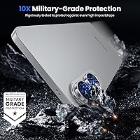 Vista 49 de WSKEN for Samsung Galaxy S24 Ultra Camera Lens Protector, Ultra Thin Scratch Resistant 9H Tempered Glass with Aluminum Metal Circle Camera Screen