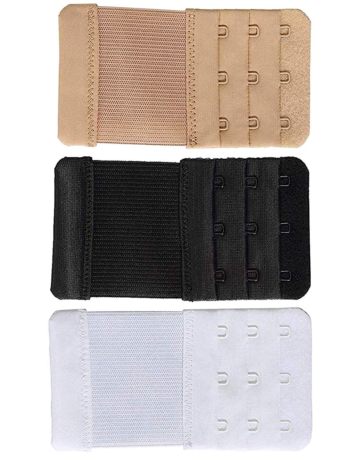 ag e-com Bra Hook Extender-2 Hook 3 Eye & 3 Hook 3 Eye (with Extra Elastic) –Save Your Bra Increase Band Length_Bra Extensions Bra Extender Hook_Bra Hooks for Women_Bra Hook_Bra Hook Extender Combo-picture-21