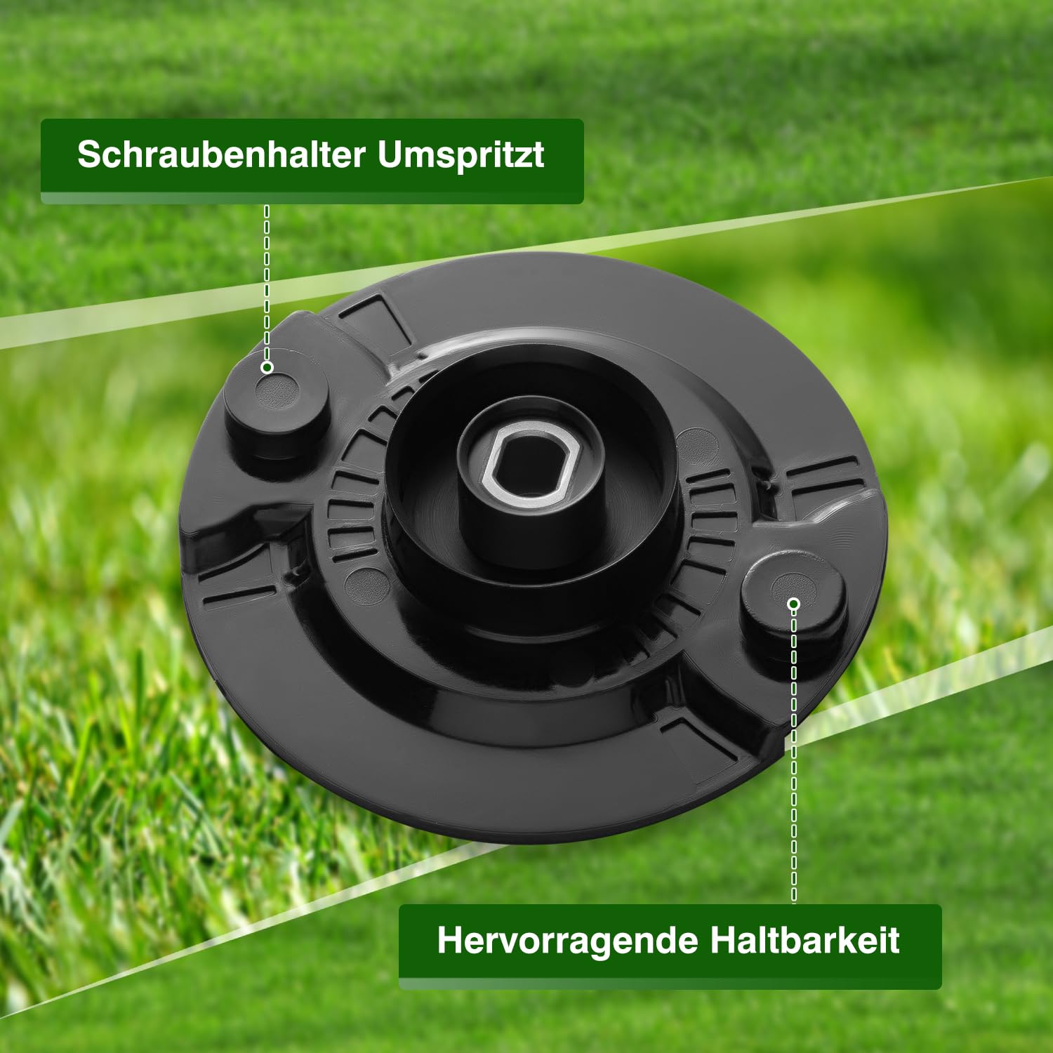 EVEHAP Double Blade Disc Compatible with Cordless Grass Trimmer GE-CT 18 LI, GC-CT 18/24, BG-CT18 LI, BG-CB 18 LI - Image 3