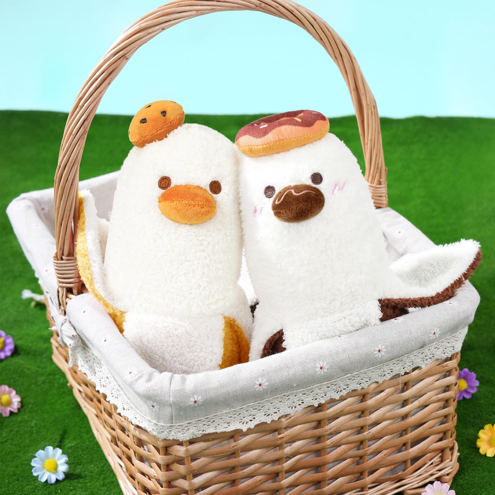 Amazon.com: PEACH CAT Cookies Banana Duck Plush Pillow with
