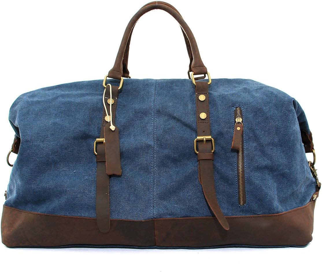 B305 Casual Canvas Weekender Gym Bag Travel Duffle Bag