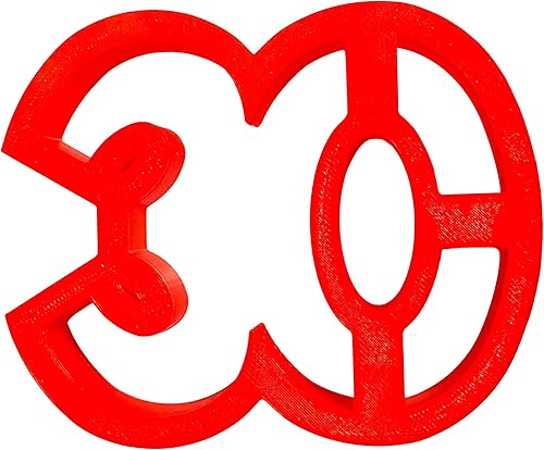 Miniatura 2 de Cortador de galletas número 30 de 3.75 pulgadas, fabricado en los Estados Unidos, cortadores de galletas Foose de plástico, molde para galletas