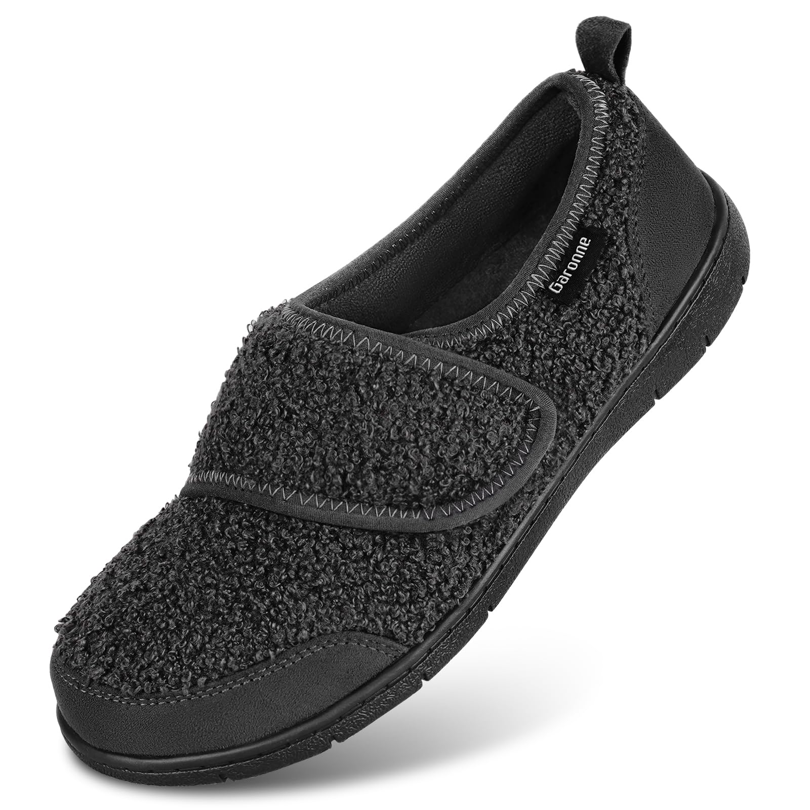 Garonne Women's Adjustable Wide Width House Shoe