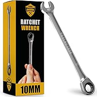 Vista 12 de TOOLGUARDS Juego completo de llaves de trinquete de 33 piezas, métricas y estándar, juego de llaves de trinquete combinadas, tamaño grande