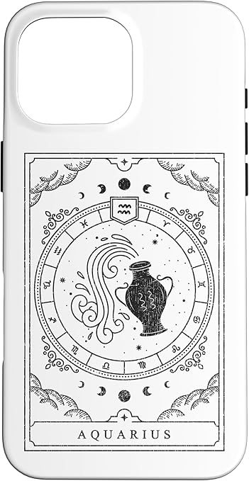 iPhone 16 Pro Max Aquarius Birthday Present Zodiac Sign Astrology Aquarius Case